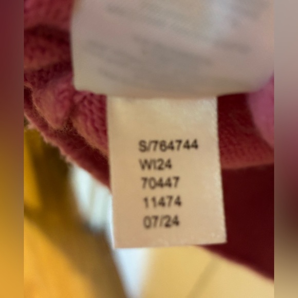 The Loft Bright Pink Fair Isle Style Patterned Crewneck Sweater - Picture 6 of 10